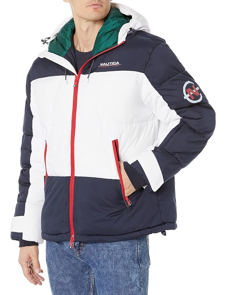 NAUTICA COMPETITION フード付きジャケット Nautica Men's Competition Sustainably Crafted Tempasphere